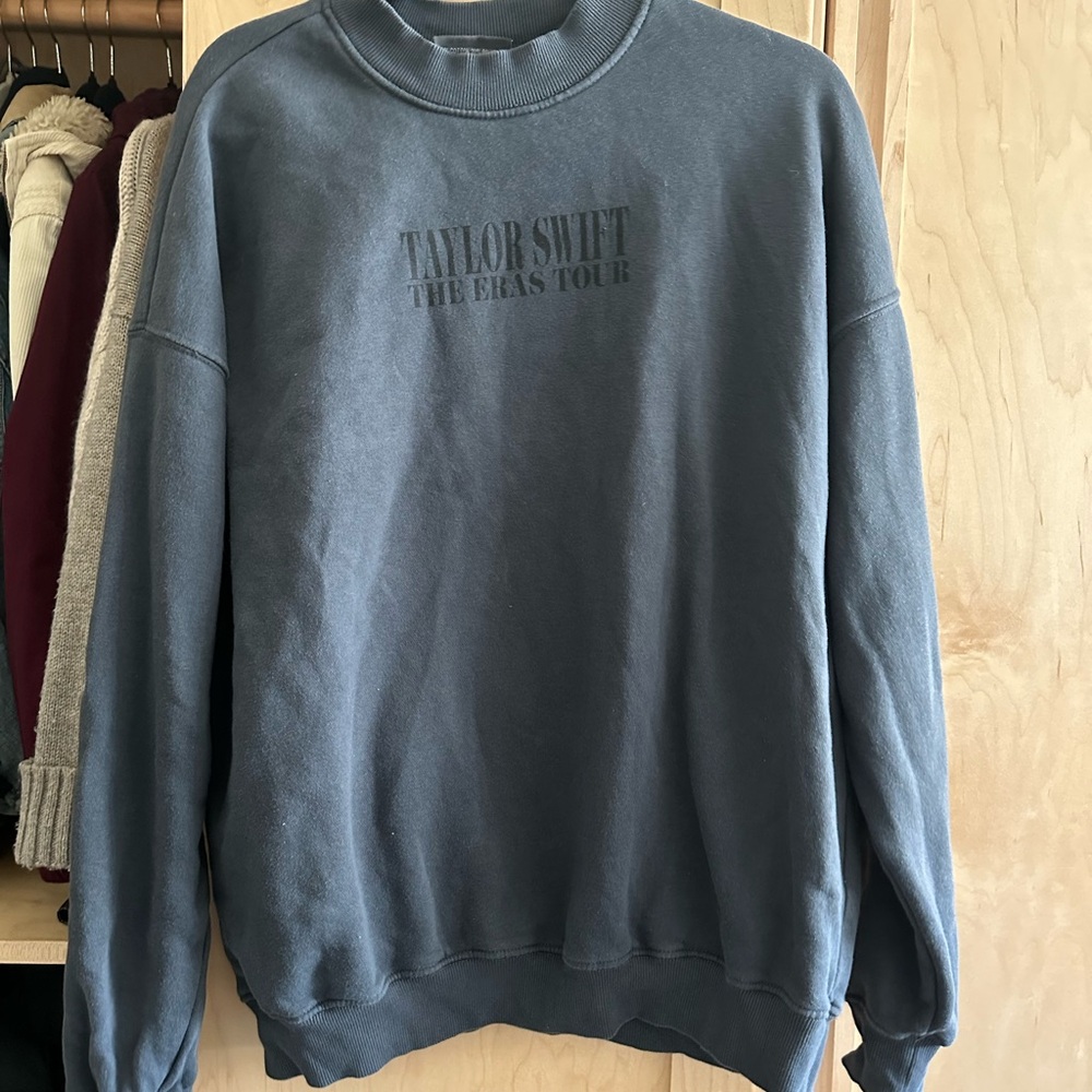 Taylor Swift The Eras Tour Navy Blue Crewneck Merch